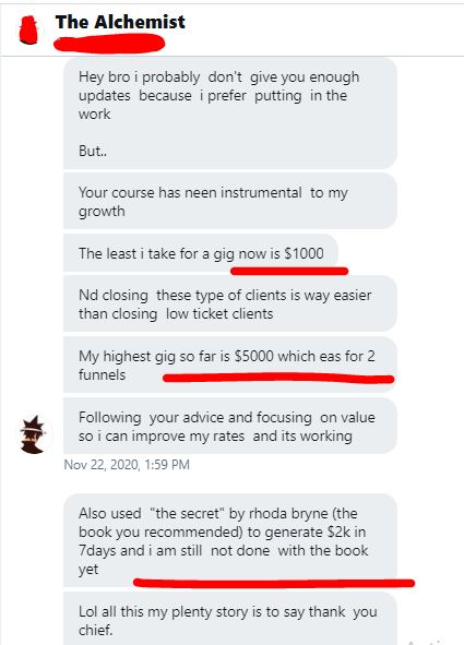 Testimonial Walter (Alchemist)