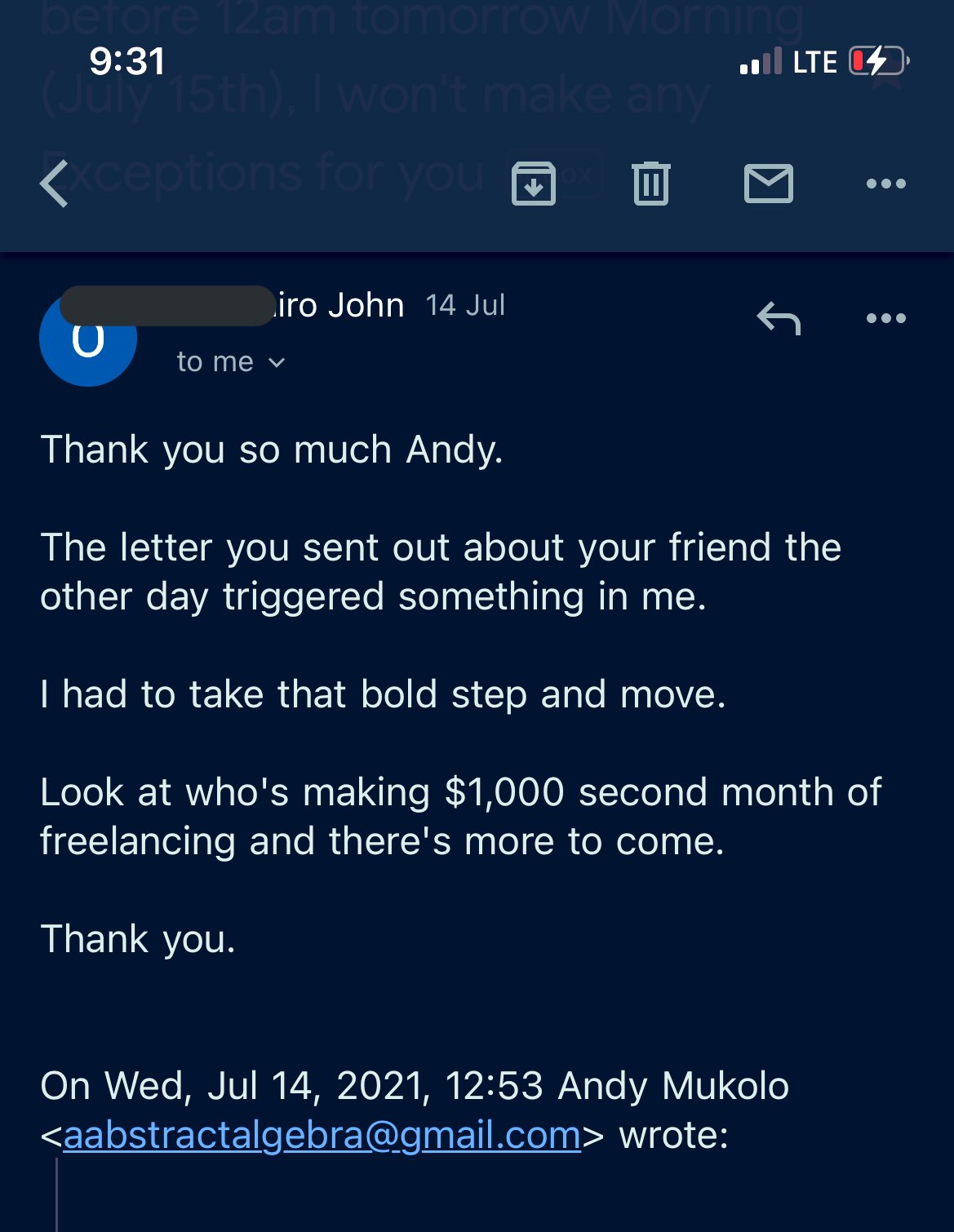 John Testimonial