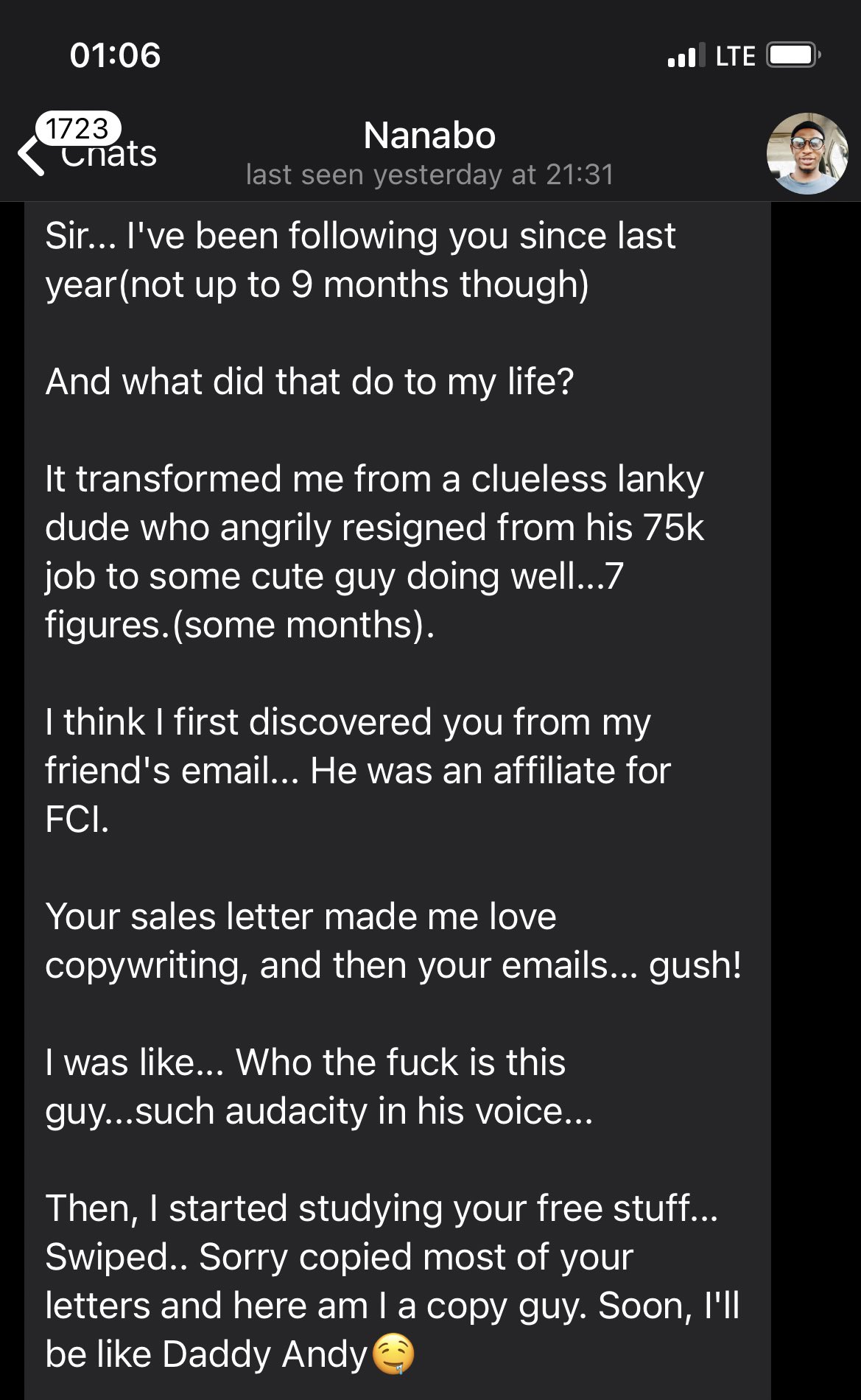 Nanabo testimonial